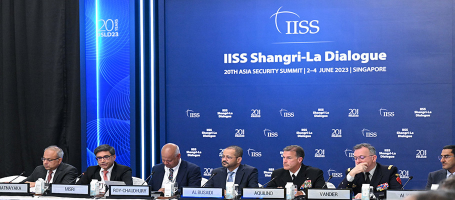 Chief of Staff to the President and National Security Advisor Sagala Ratnayaka in Singapore for the 20th IISS Shangri-La Dialogue